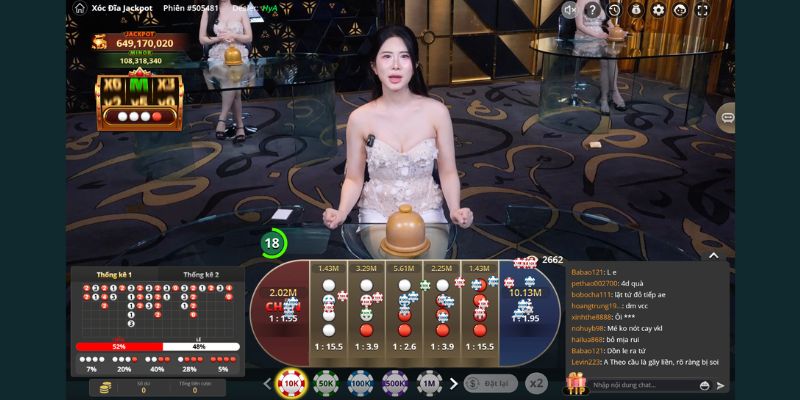 Chơi xóc đĩa nổ hũ có cơ hội trúng Jackpot cực khủng